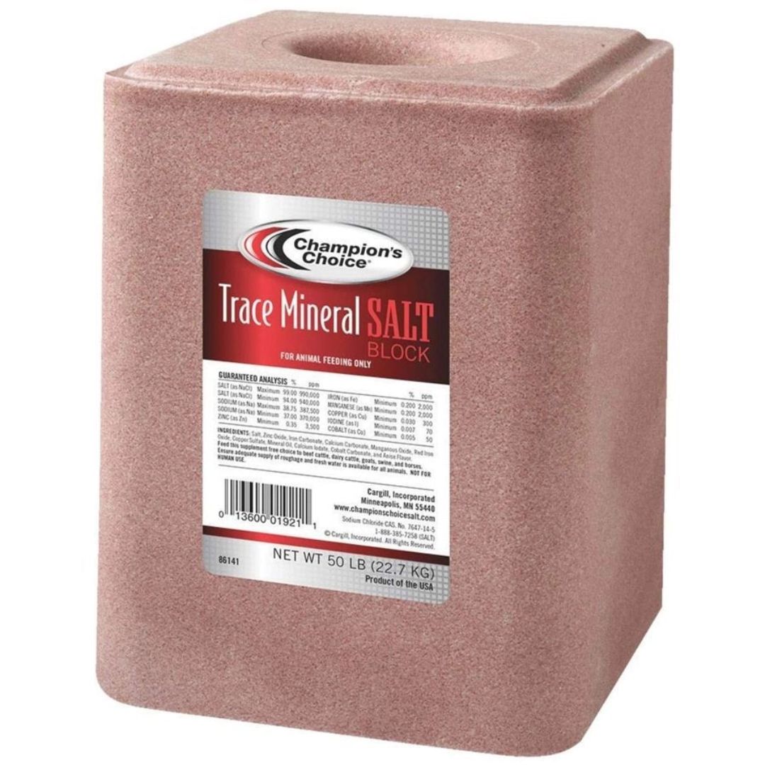 Champions Choice Mineral Salt Block 50lb