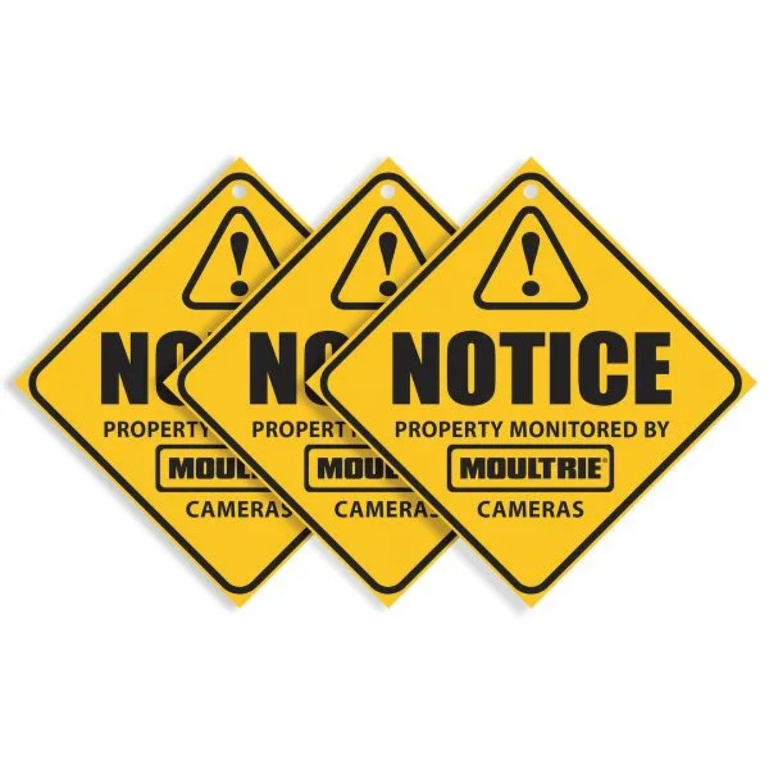 Moultrie Notice Signs 3pk