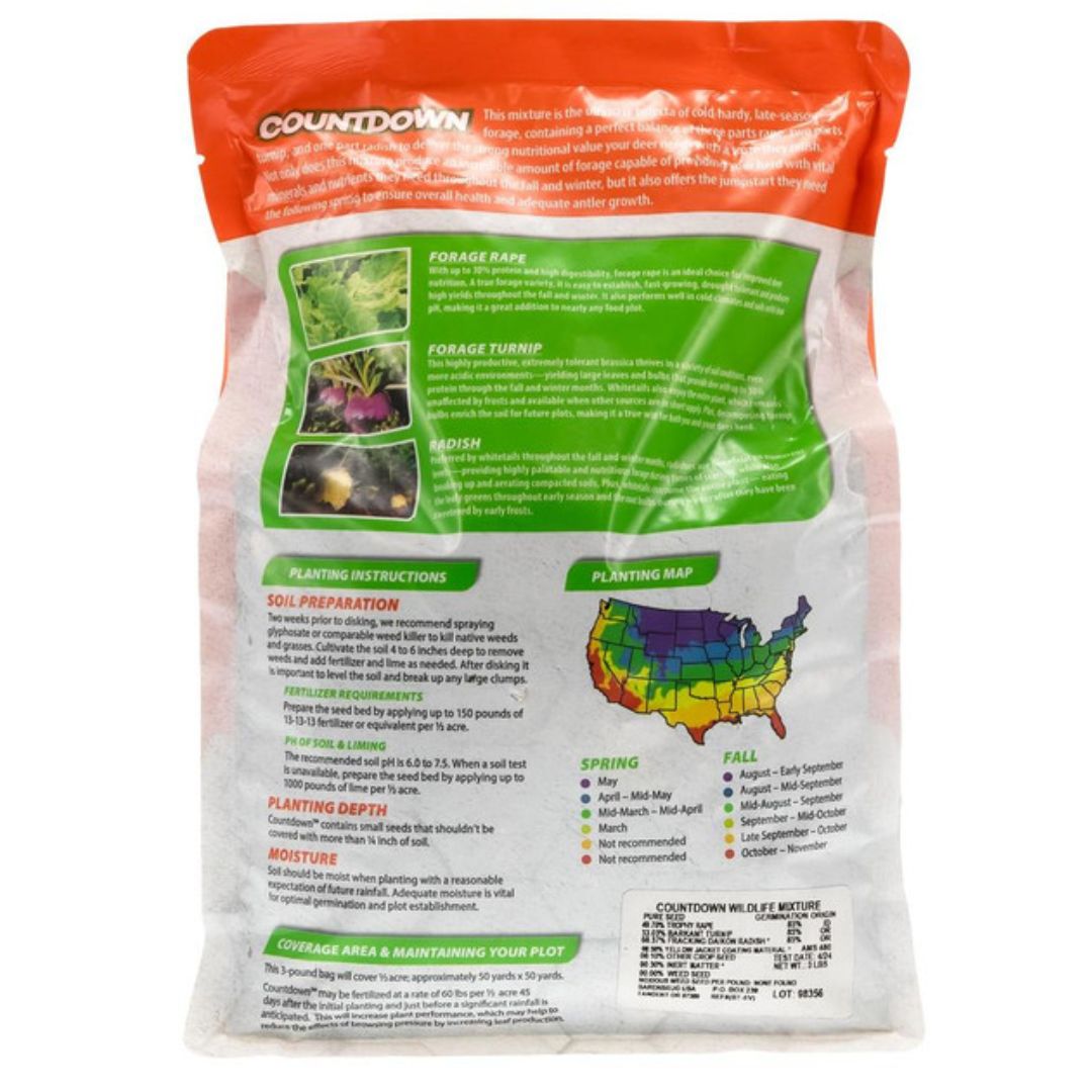 Evolved Countdown Food Plot Seed -3lb