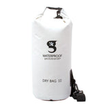 Gecko Tarpaulin Dry Bag 10L or 2.6 Gal - White