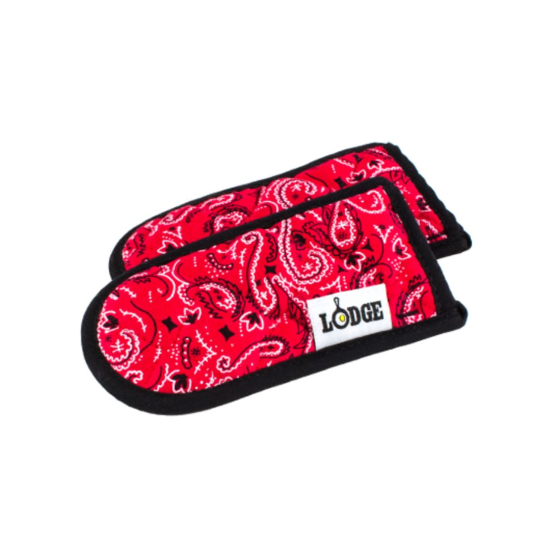 Lodge Set of 2 Red Bandana Hot Handle Holders