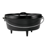Lodge 12 Inch / 6 Quart Cast Iron Camp Dutch Oven