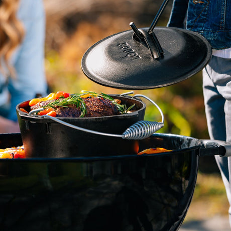 9 Quart Cast Iron Dutch Oven With Bail Handle