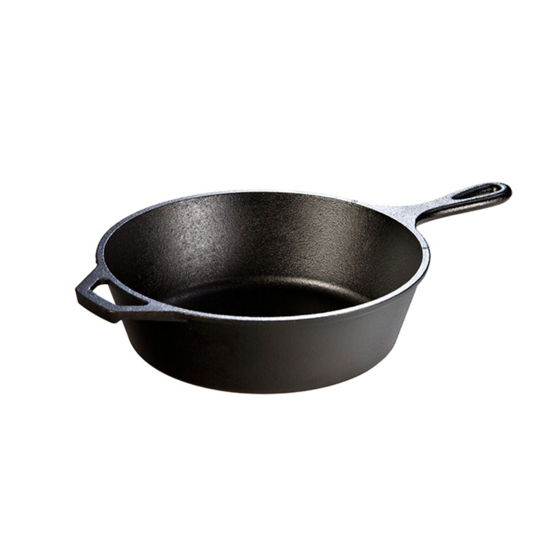 Lodge 10.25 Inch / 3.2 Quart Cast Iron Deep Skillet