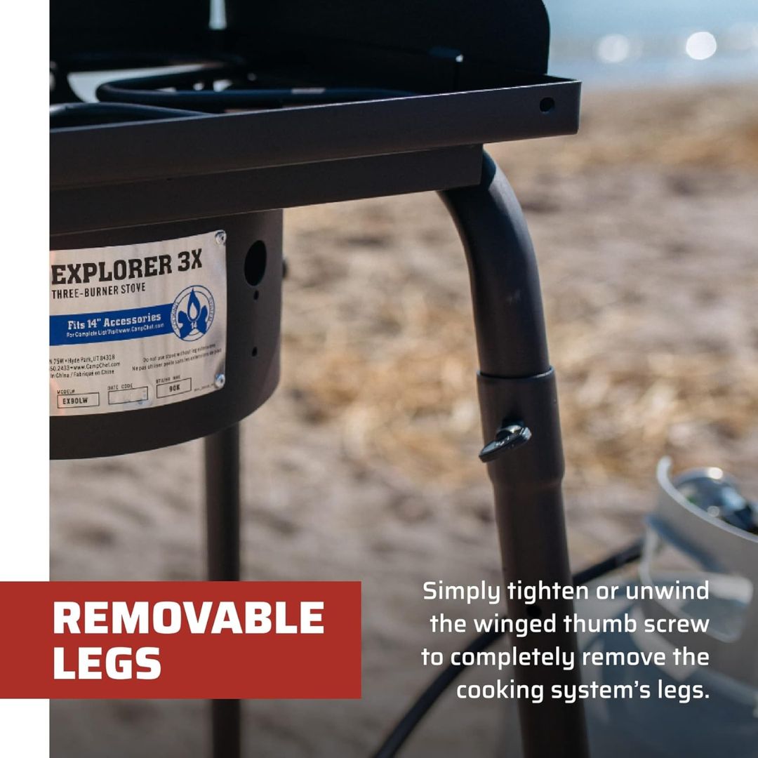 Camp Chef Explorer 3X Three-Burner Cooking System CSA