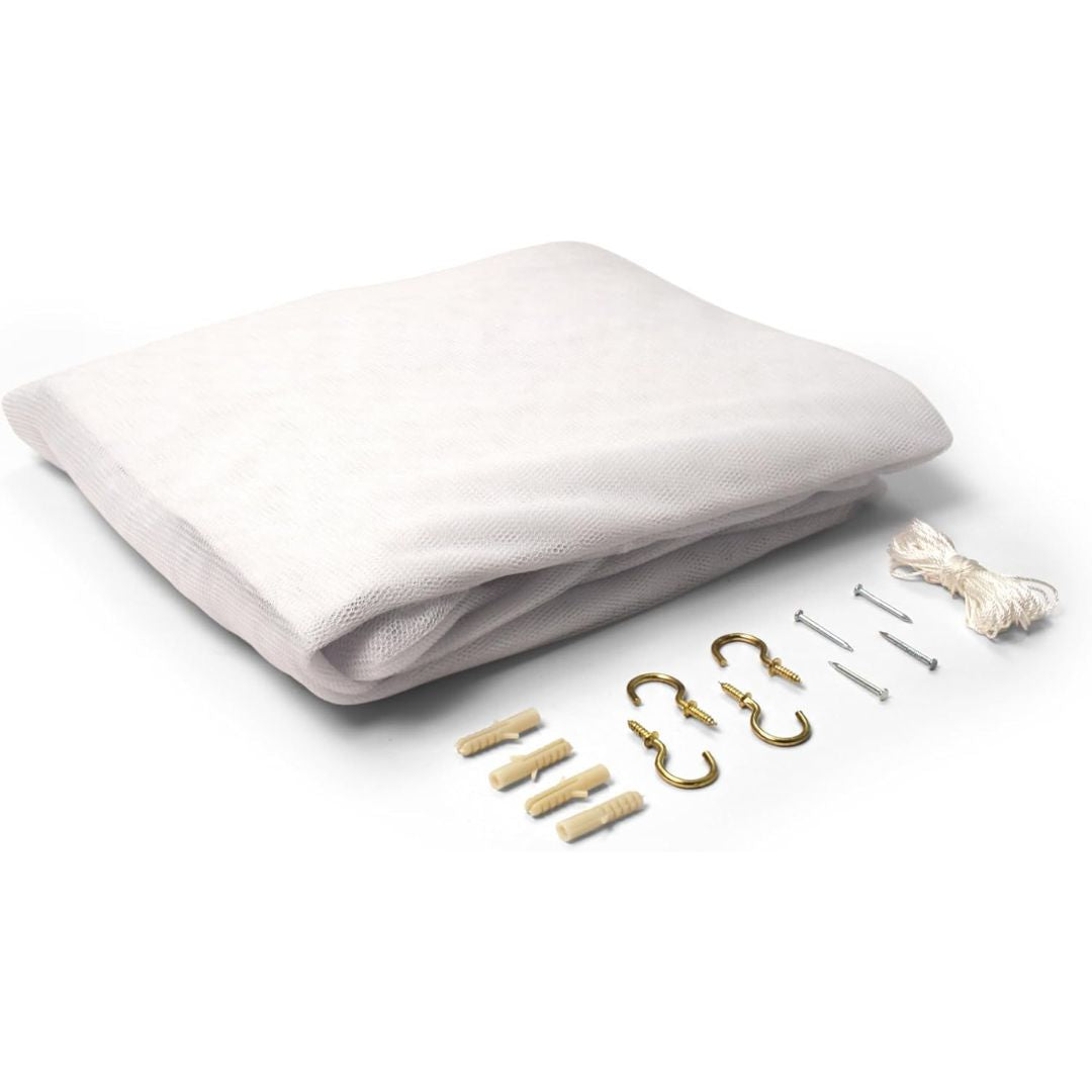 Rectangular Mosquito Net - White