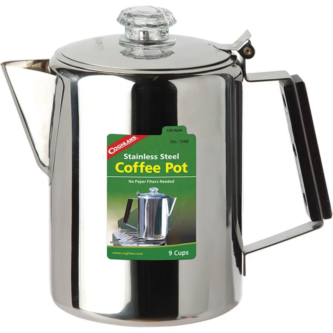 Stainless Coffee Pot - 9 Cup