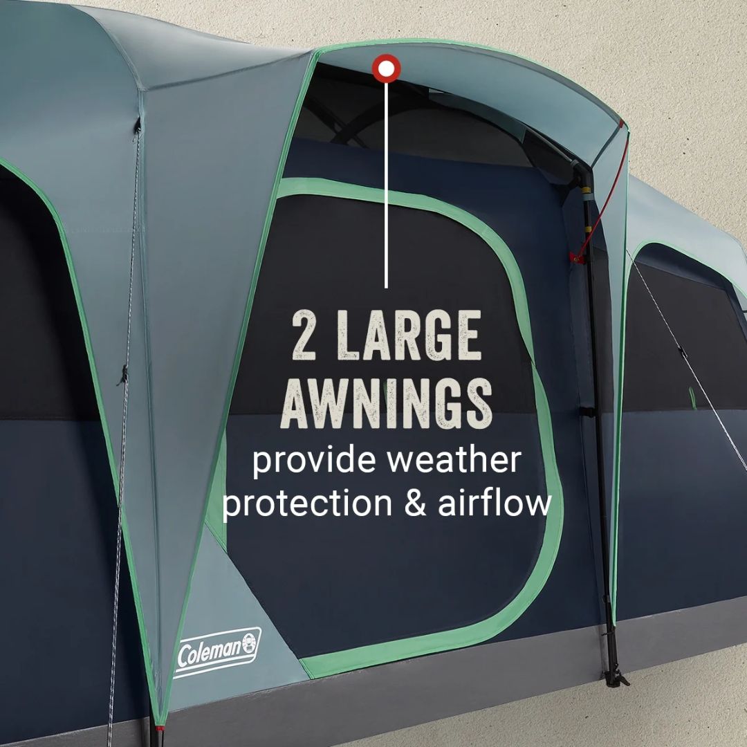 Coleman Sunlodge Tent 10P Cabin - Blue Night
