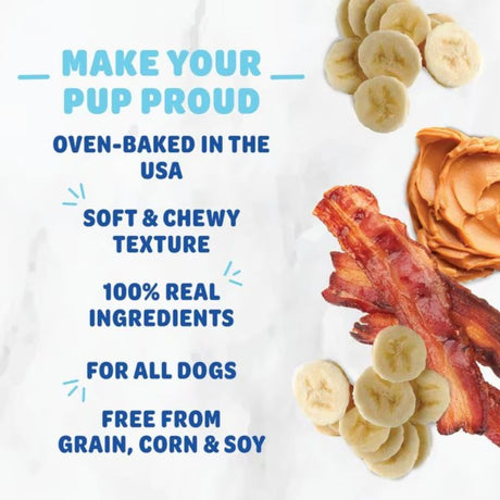 Shameless Pets Bananas for Bacon Soft-Baked Biscuit 6oz