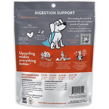 Shameless Pets Duck-Tato Jerky Bites 5oz
