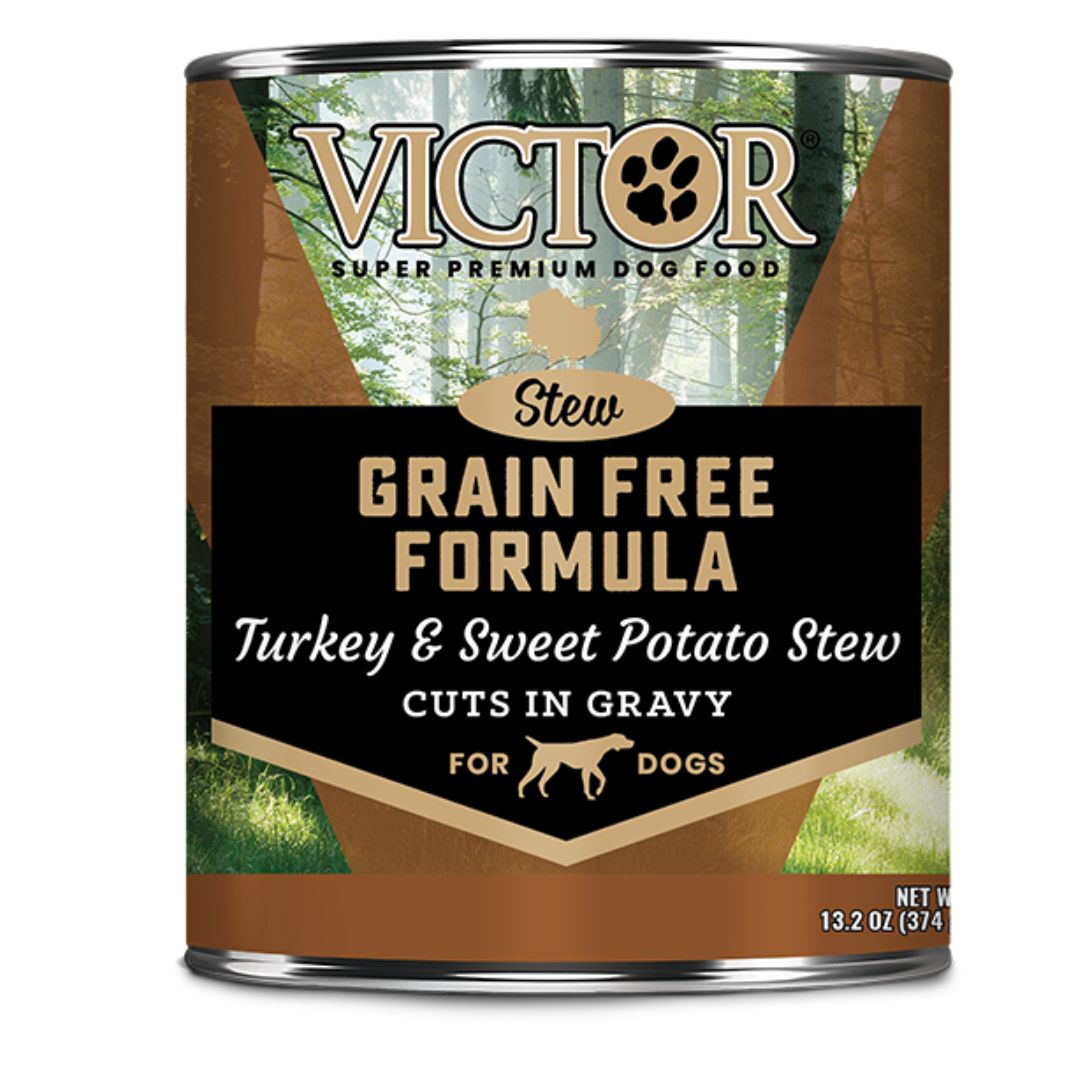 Victor Grain Free Wet Dog Food or Topper - Can 13.2oz