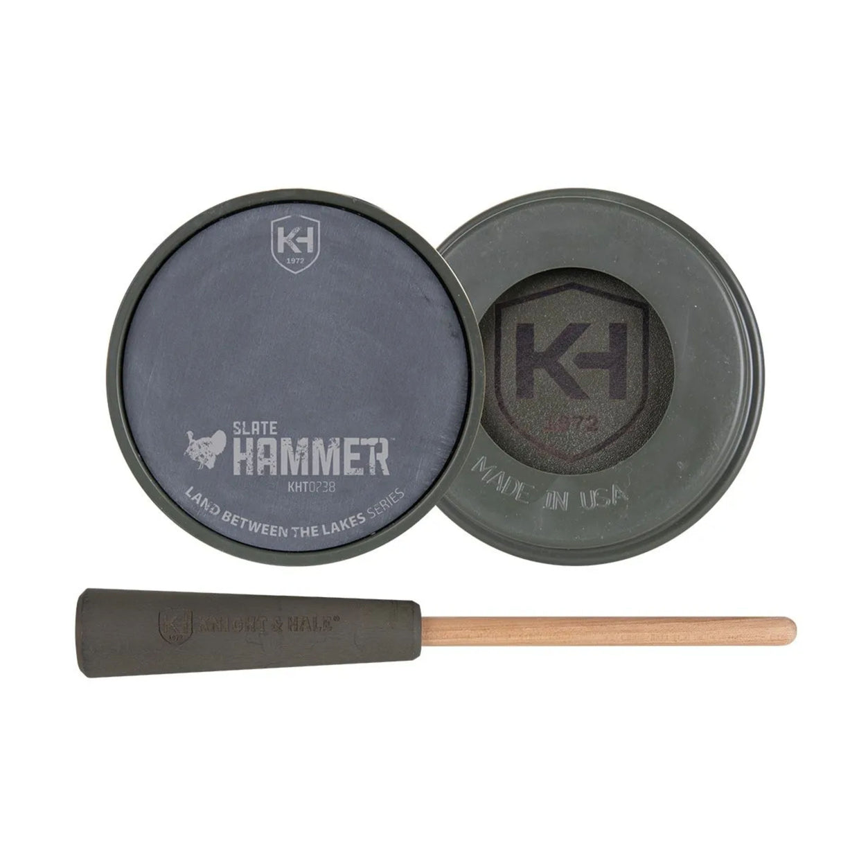 Knight & Hale Slate Hammer Pot Call - LBL Series  KHT0238