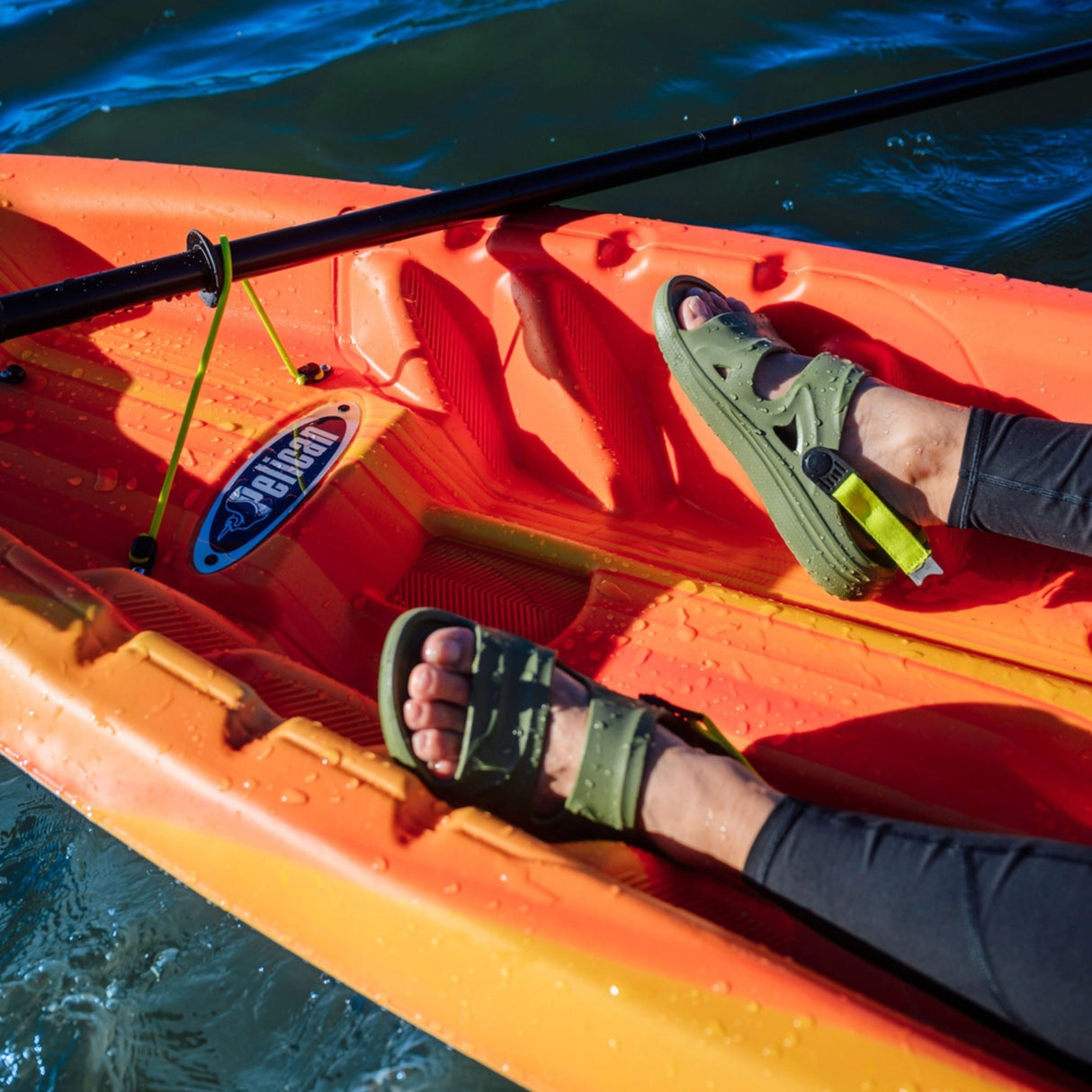 Sentinel 100 Kayak - Fade Fireman Red Yellow/White  -# 22