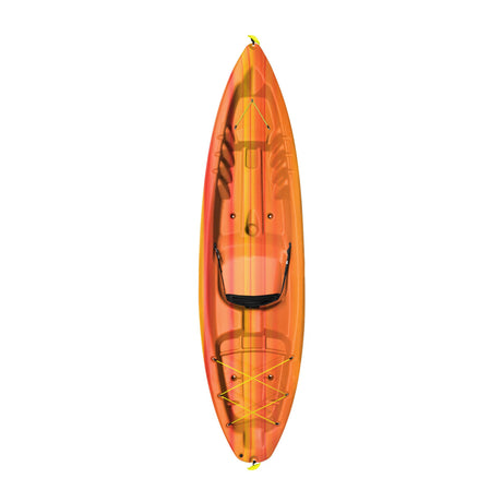 Pelican Sentinel 100 Kayak - Fade Fireman Red Yellow/White  -# 22