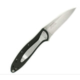 Kershaw 1660SWBLK Leek Folding Knife with SpeedSafe - Black/Silver