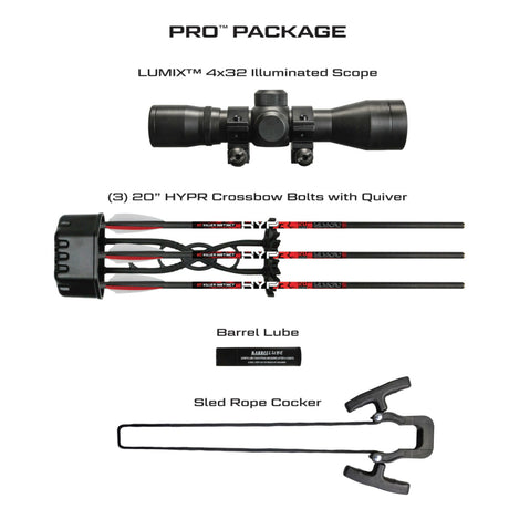 Killer Instinct Fatal-x Crossbow Kit With Integrated Crank