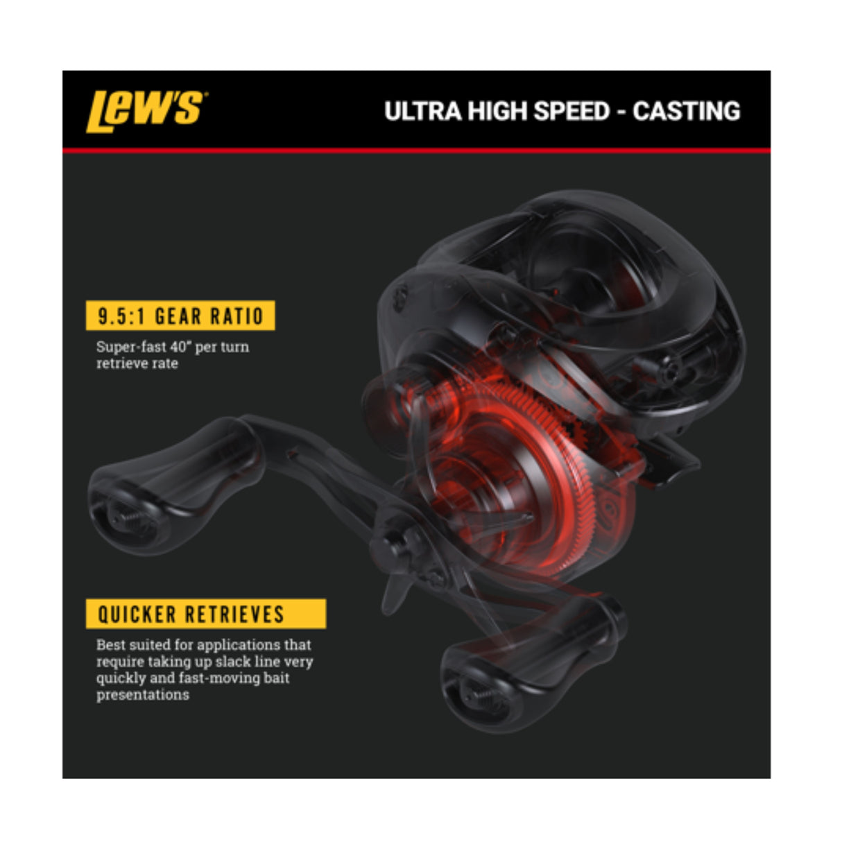 Lews HyperSpeed LFS Reel