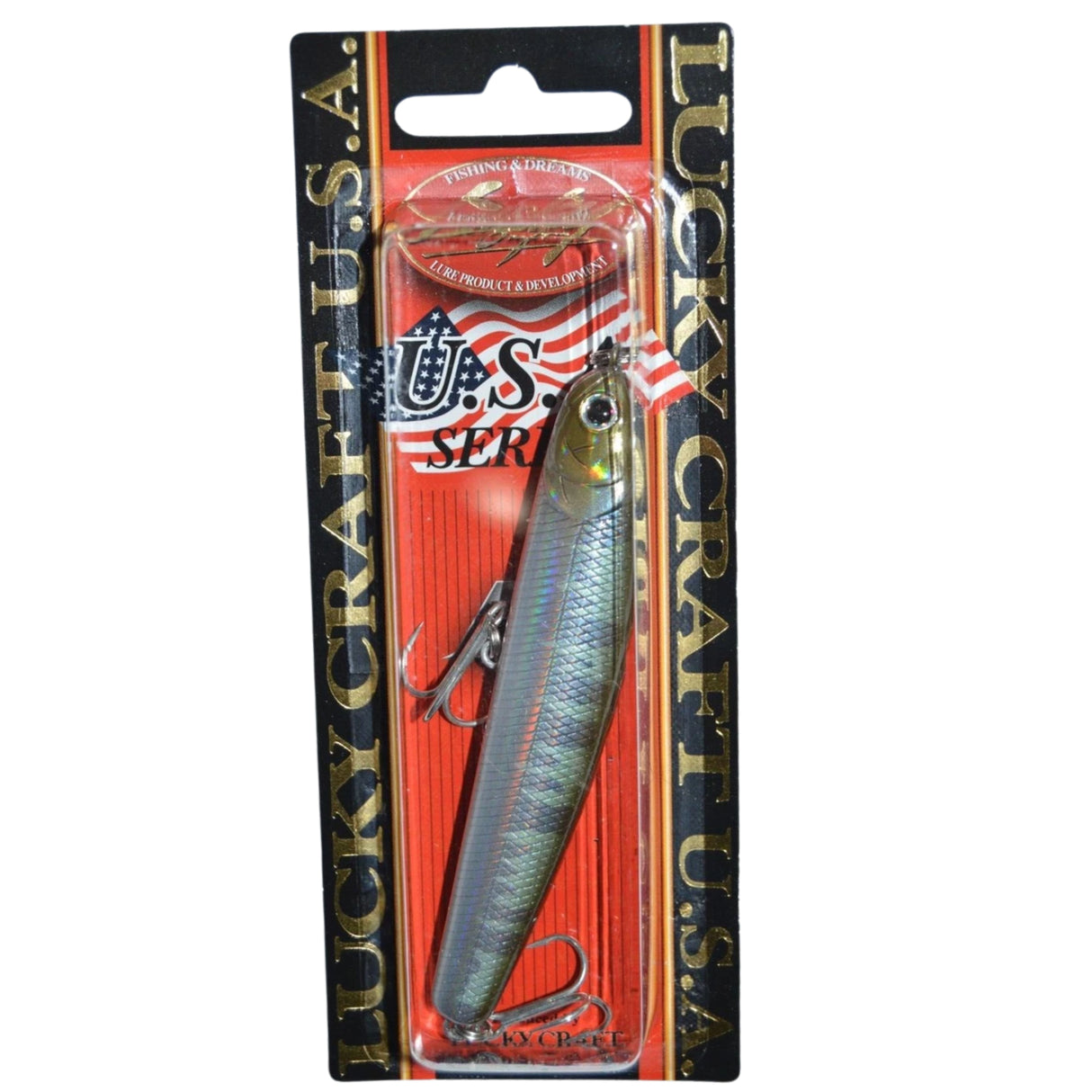 Lucky Craft U.S.A. Wander 95 Sinking 3-3/4" Misty Shad