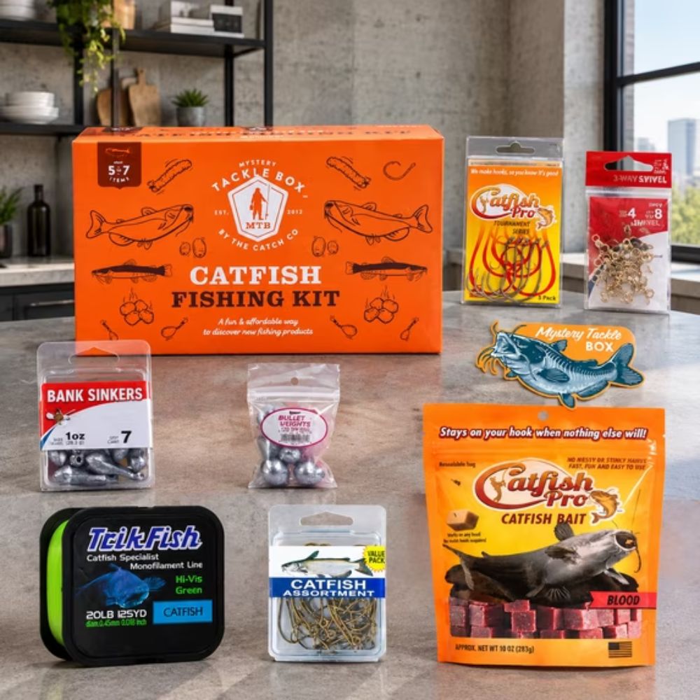 Mystery Tackle Box Catfish Fishing Kit