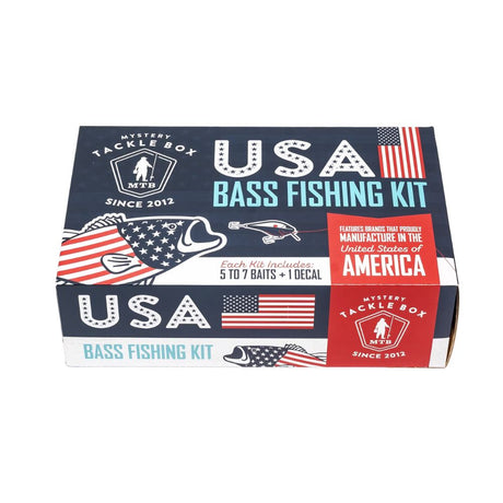 Mystery Tackle Box USA Bass Lure Kit
