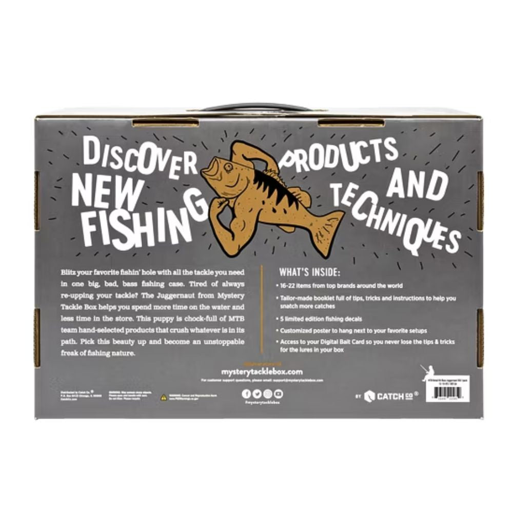 Mystery Tackle Box Juggernaut Bass Fishing Lure Kit