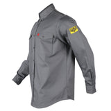 NKE FR Shield Ripstop  Work Button Shirt Grey
