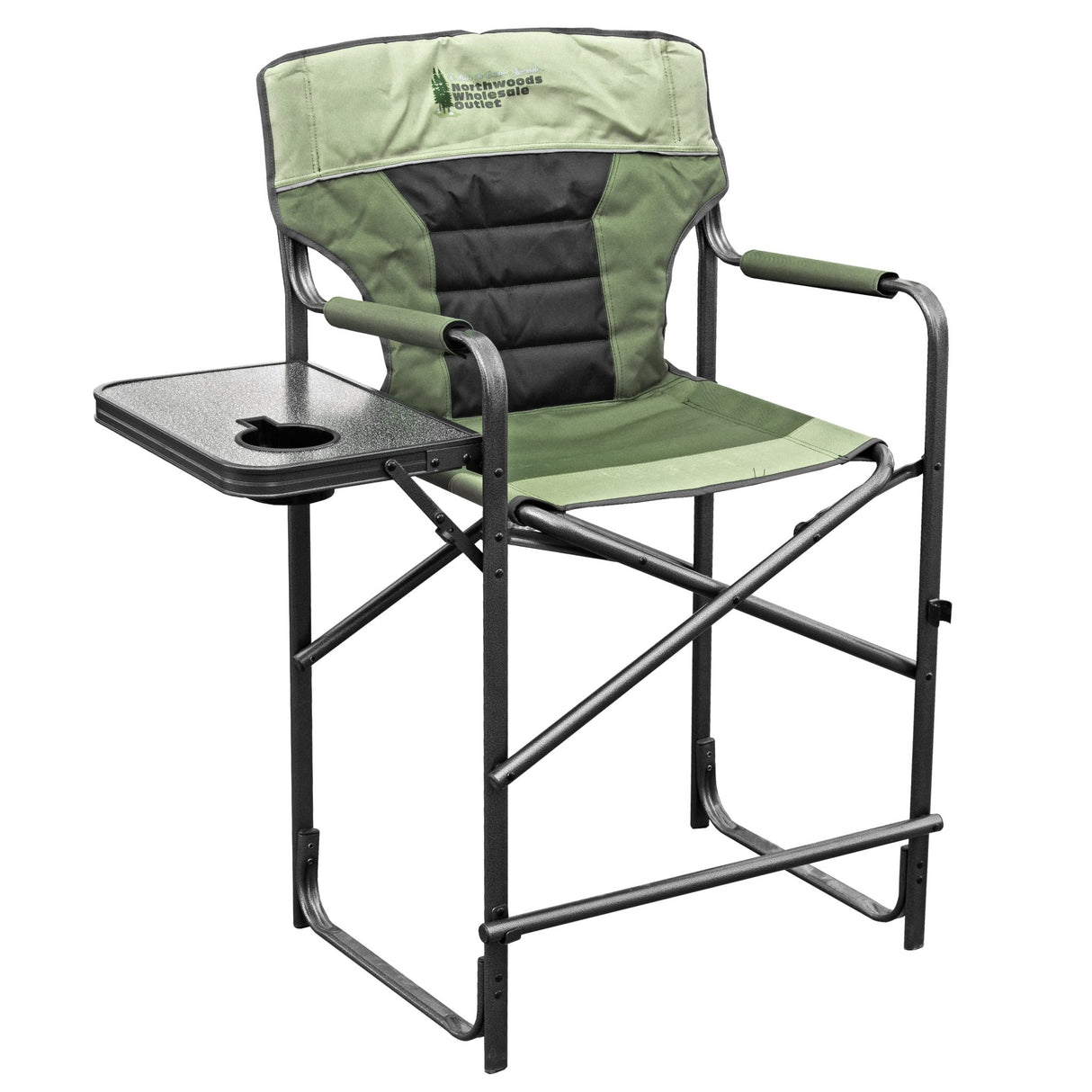 Macho High View Director's Chair W/ Side Table - Green