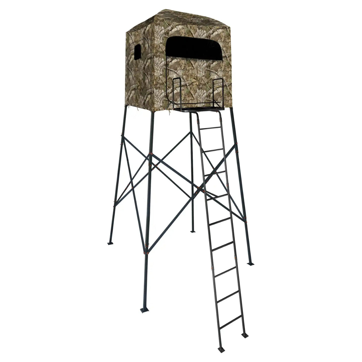 Ol' Man 12' Fortress Deluxe Quad Pod with Blind Enclosure