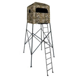 Ol' Man 12' Fortress Deluxe Quad Pod with Blind Enclosure