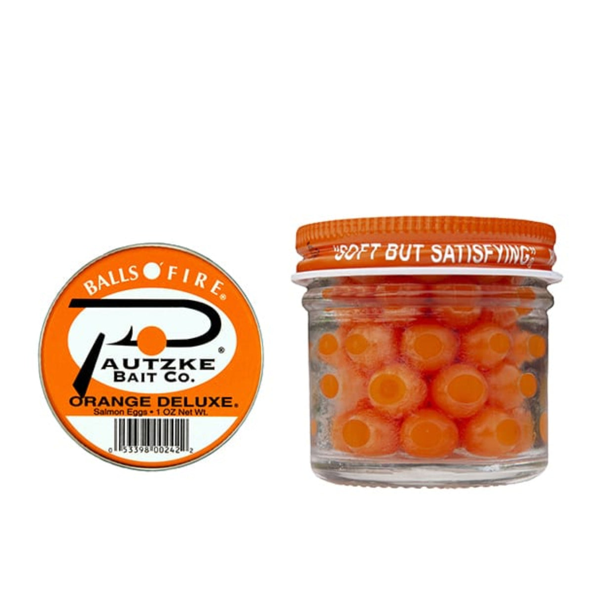Balls o' Fire - Salmon Eggs Orange Deluxe 1 oz
