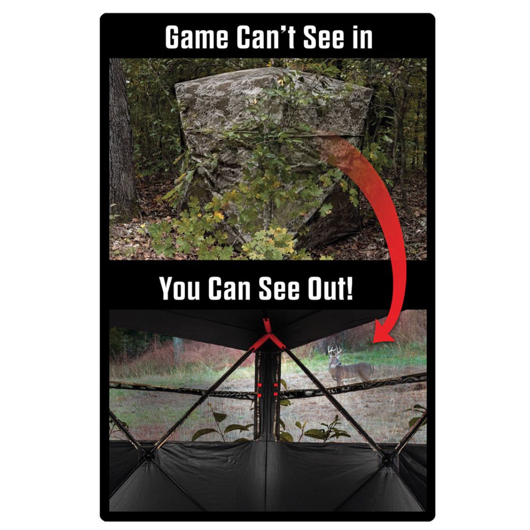 Primal Harvester One Way See Thru Deluxe Blind POAB-747