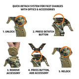 Primos Trigger Stick Gen3 Tall Bipod Shooting Stick Camo 24-62" 65814