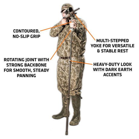 Primos Trigger Stick Gen3 Tall Monopod Shooting Stick Camo 33-65" 65813