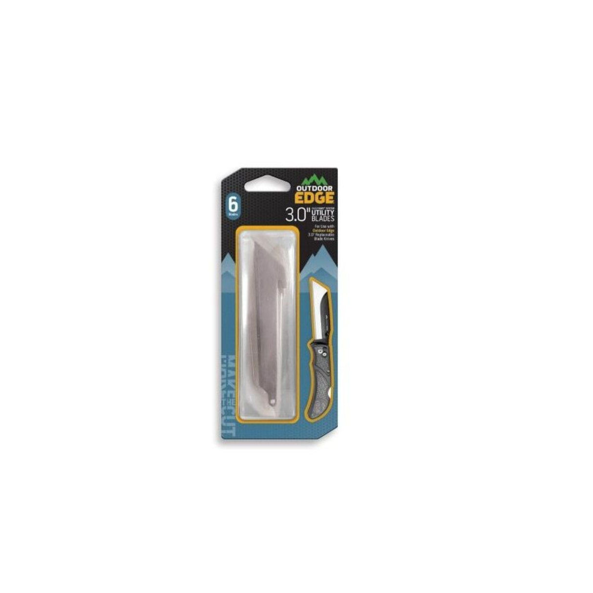 Outdoor Edge 3.0" Utility Blades 6pk RRU30-6