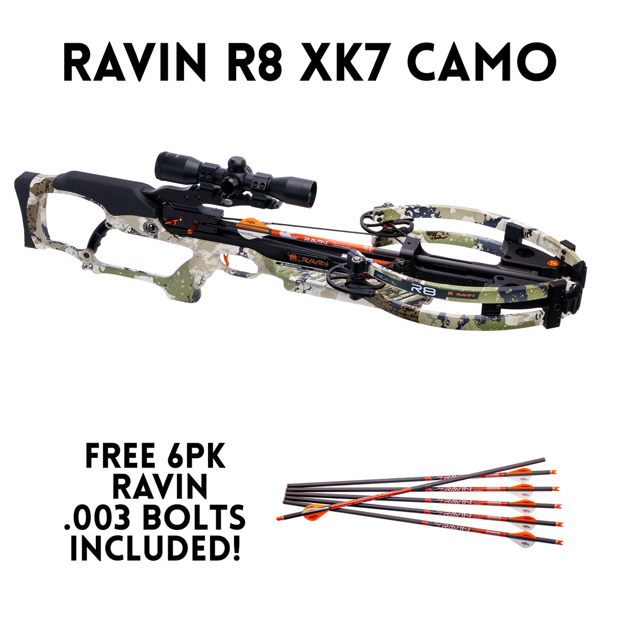 Ravin R8 XK7 Camo Crossbow Kit