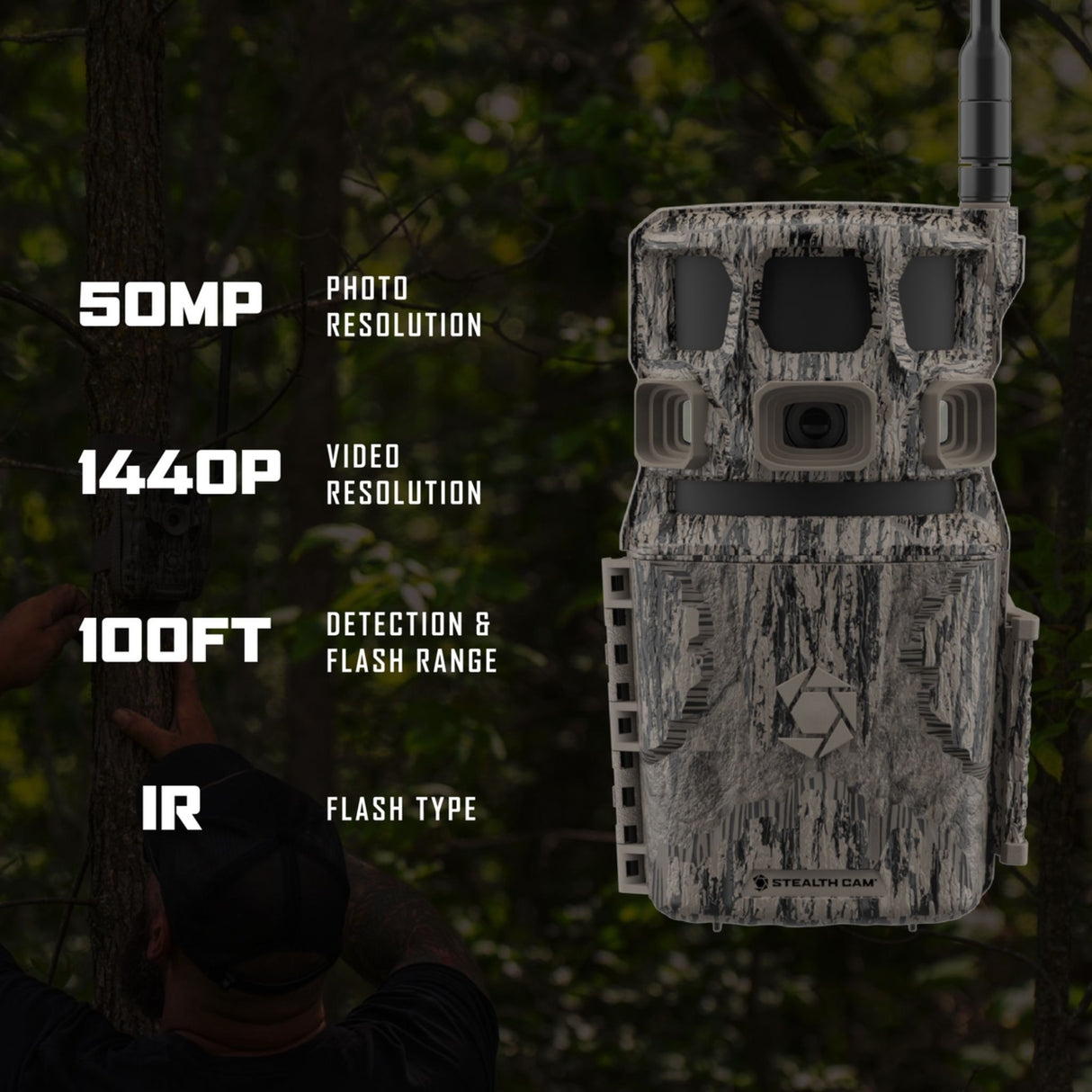 Stealth Cam Revolver Pro 3.0 360° Cellular Trail Camera STC-RVLRP3C