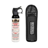 SABRE Frontiersman MAX Bear Spray and Mountain Lion Deterrent with Belt Holster 9.2oz 40ft Range