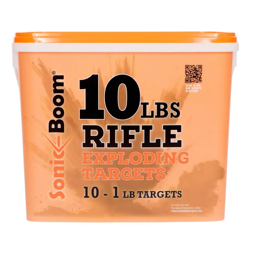 Sonic Boom 1lb Exploding Rifle Target - 10Pack Bucket