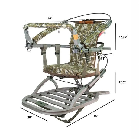 Summit Dual Threat PRO SD Climbing Treestand (350# Rated)  SU81145