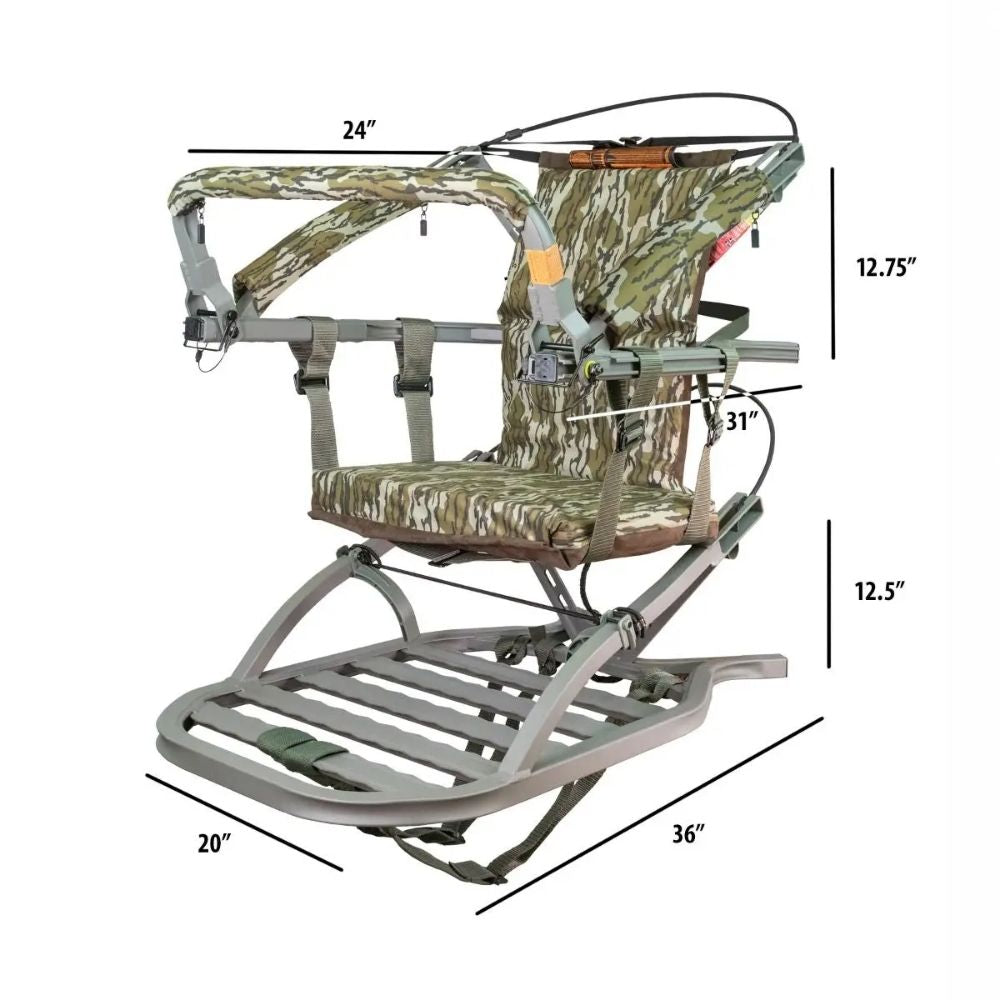 Summit Dual Threat PRO SD Climbing Treestand (350# Rated)  SU81145