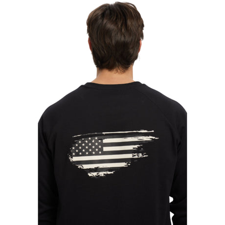 NKE Flame Resistant Flag Graphic L/S Tee Black