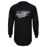 NKE Flame Resistant Flag Graphic L/S Tee Black
