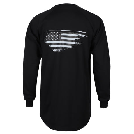NKE Flame Resistant Flag Graphic L/S Tee Black
