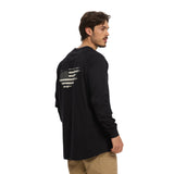 NKE Flame Resistant Flag Graphic L/S Tee Black