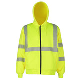 NKE Hi-Vis Full Zip Hoodie Yellow