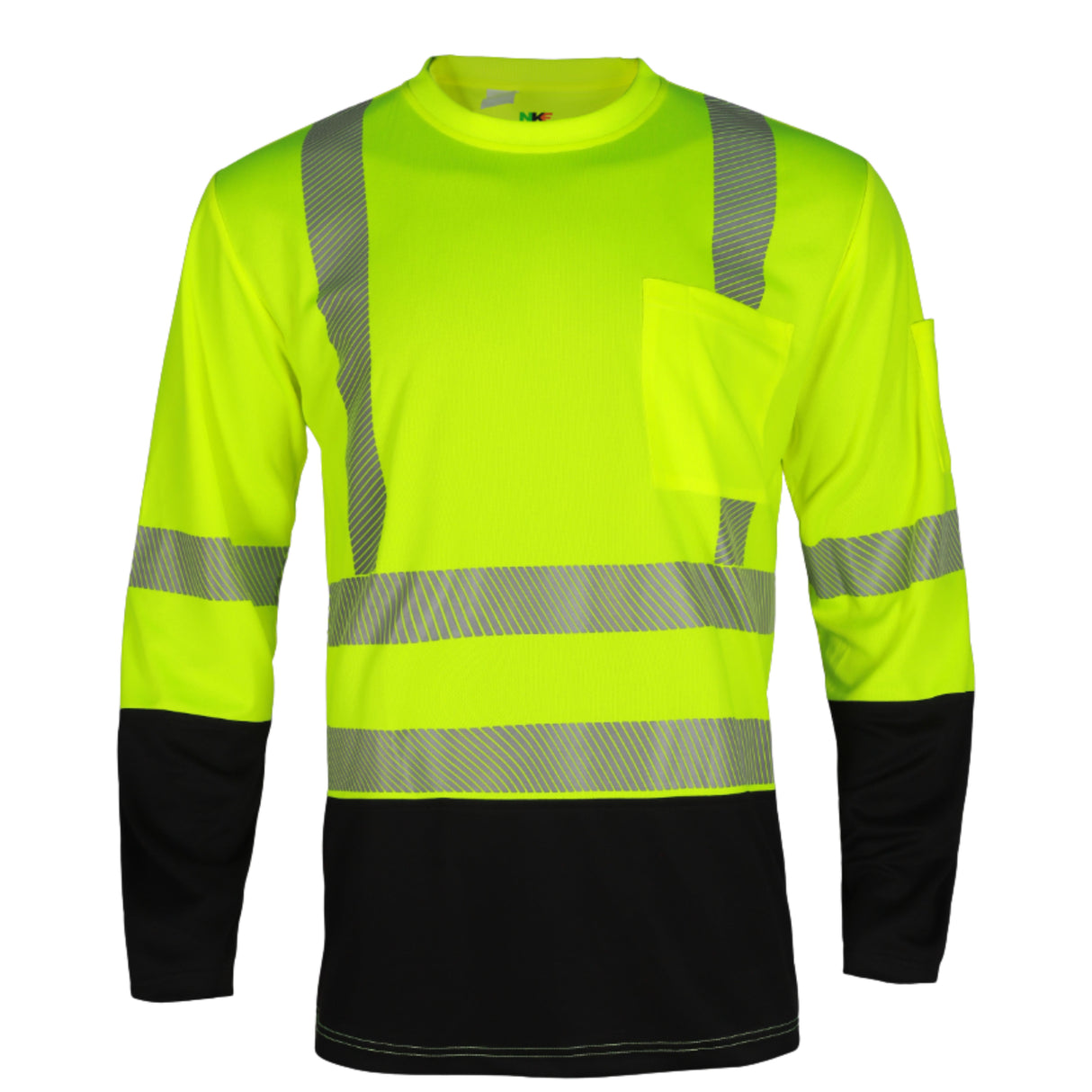 NKE L/S Reflective Shirt Segmented- Yellow