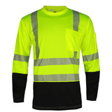 NKE L/S Reflective Shirt Segmented- Yellow