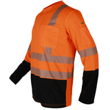 NKE L/S Reflective Shirt Segmented- Orange