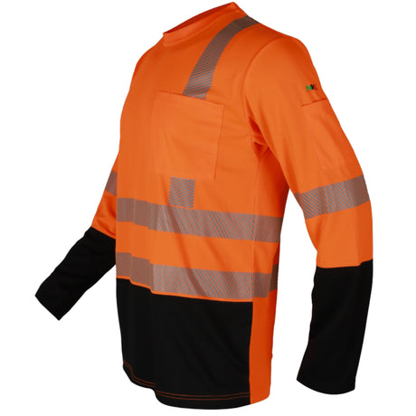 NKE L/S Reflective Shirt Segmented- Orange