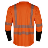 NKE L/S Reflective Shirt Segmented- Orange